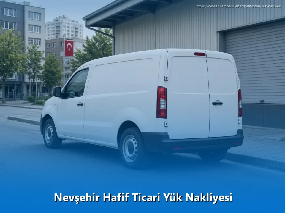 Nevşehir Hafif Ticari Yük Nakliyesi