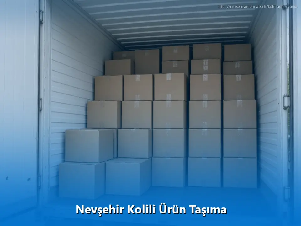 Nevşehir Kolili Ürün Taşıma