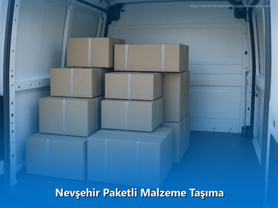 Nevşehir Paketli Malzeme Taşıma